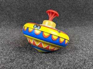 lot 533 image: Vintage OHIO ART Tin Litho Toy Top