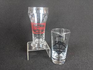 lot 590 image: Cold Spring Lager Beer Glass & Summit Beer & Bacon Fest 15 Glass