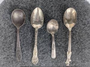 lot 580 image: Silver Plated Spoons - Featuring Mickey Mouse and Huckleberry Hound