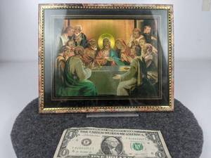 lot 599 image: Last Supper Foil Print