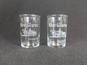 lot 592 image: Set of (2) New Glarus Brewing Company 8 oz. Beer Glasses