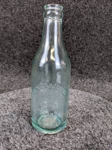 lot 495 image: Vintage St. Peter Bottling Works 8oz Glass Bottle - St. Peter, MN
