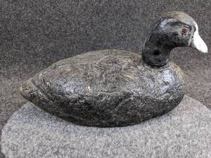 lot 488 image: Vintage Foam Duck Decoy with Weighted Bottom
