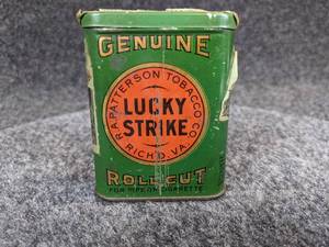 lot 525 image: Vintage Lucky Strike Tobacco Tin