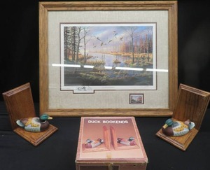 lot 43 image: COMMEMORATIVE PRINT BY KEN ZYLLA