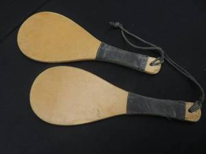 lot 79 image: VINTAGE JAKARI PADDLES