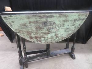 lot 106 image: ADORABLE DROP LEAF TABLE