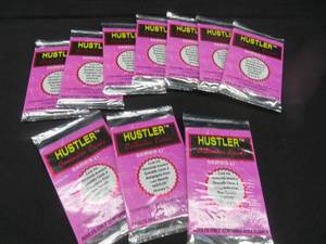 lot 157 image: 10 PACKS OF HUSTLER COLLECTOR CARDS