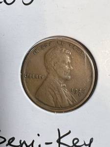 lot 18 image: 1926-S US WHEAT CENT VF