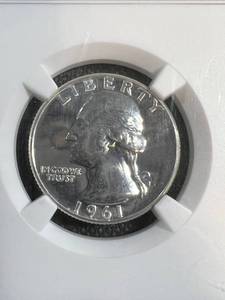 lot 22 image: 1961 PROOF WASHINGTON QUARTER PF65 NGC