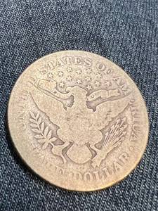 lot 25 image: 1904 US BARBER HALF DOLLAR