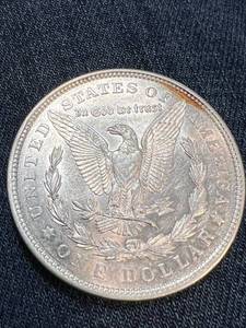 lot 55 image: 1921 US MORGAN SILVER DOLLAR UNC
