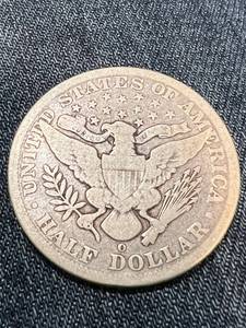 lot 61 image: 1893-O US BARBER HALF DOLLAR