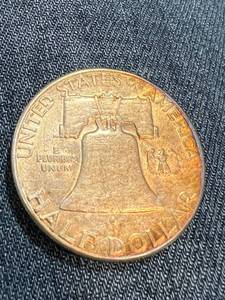 lot 87 image: 1953-S US FRANKLIN HALF DOLLAR