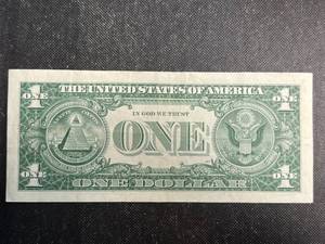 lot 110 image: 1957-A US BLUE SEAL $1 SILVER CERTIFICATE AU