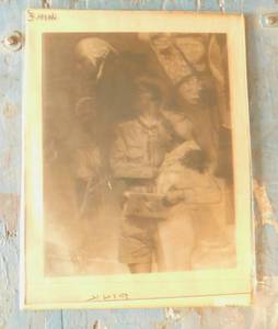 lot 7 image: Large Wood Crate of Vintage Glass Color Separation Plates and Negatives