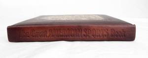 lot 100 image: Vintage 1980 The Great American Sports Book Special Edition Leather Bound Book