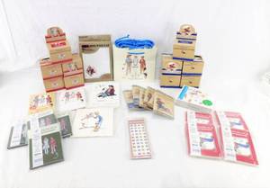 lot 77 image: Large Lot of Merchandise Inspired by the Art of Norman Rockwell
