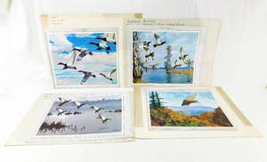 lot 51 image: Lot of 80 Richard Bishops Wildfowl Prints