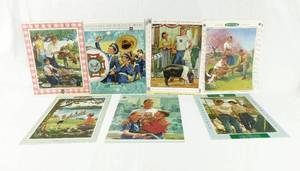 lot 52 image: Lot of 18 Vintage W C Griffiths Camp Fire Girls, Veterans of Foreign Wars and 4-H Prints
