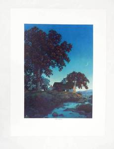 lot 134 image: Large Lot of Vintage Maxfield Parrish New Moon Prints