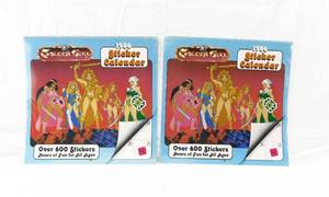 lot 149 image: Set of 2 Vintage 1986 2025 Golden Girl and the Guardians of the Gemstones Sealed Sticker Calendars