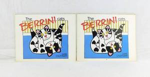 lot 137 image: Set of 2 Vintage 1986 2025 Patricia Berrini Cats Calendars