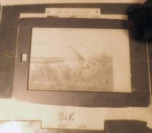 lot 17 image: Large Wood Crate of Vintage Glass Color Separation Plates and Negatives