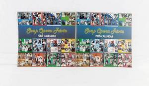 lot 190 image: Set of 2 Vintage 1985 2030 Soap Opera Trivia Calendars