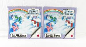 lot 191 image: Set of 2 Vintage 1986 2025 My Little Pony Sealed Sticker Calendars