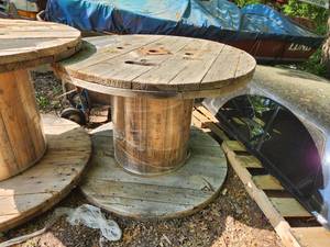 lot 2 image: Commercial Wood Wire Spool 38x53-14