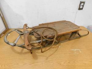 lot 84 image: Vintage Kids Sleigh
