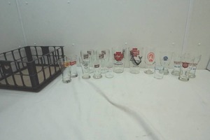 lot 5 image: Collectible beer glasses