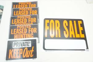 lot 107 image: signs