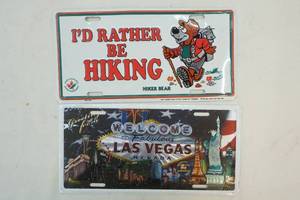 lot 110 image: License  plates