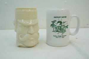 lot 154 image: heavy mugs