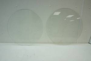 lot 190 image: glass shelves