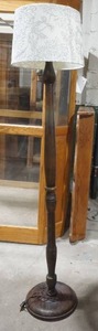 lot 257 image: vintage floor lamp