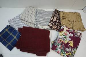 lot 269 image: variety of fabric
