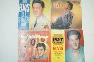lot 321 image: Elvis vinyl records