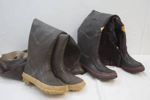 lot 405 image: hip boots