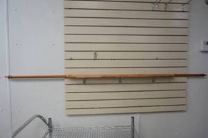 lot 409 image: curtain rods