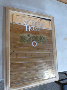 lot 22 image: Sutter Home Mirror Sign