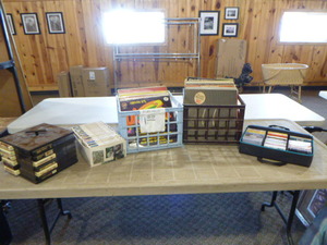 lot 96 image: Lot of Record Albums, Cassette Tapes, 8-Track and VHS Movie Set