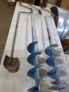 lot 111 image: 2 Hand Ice Augers