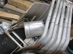 lot 2 image: trampoline used unsure if it is all...