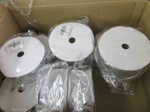 lot 38 image: 7 rolls of metallic ribbon ...