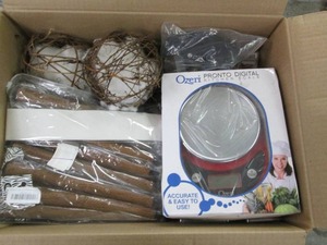 lot 6 image: box of digital scale , wax melts an...