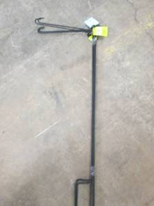 lot 45 image: 4 metal garden flag stands...