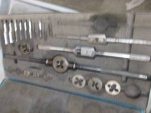 lot 99 image: tap and die set missing some pieces...
